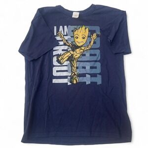 Marvel guardians of the galaxy blue t shirt